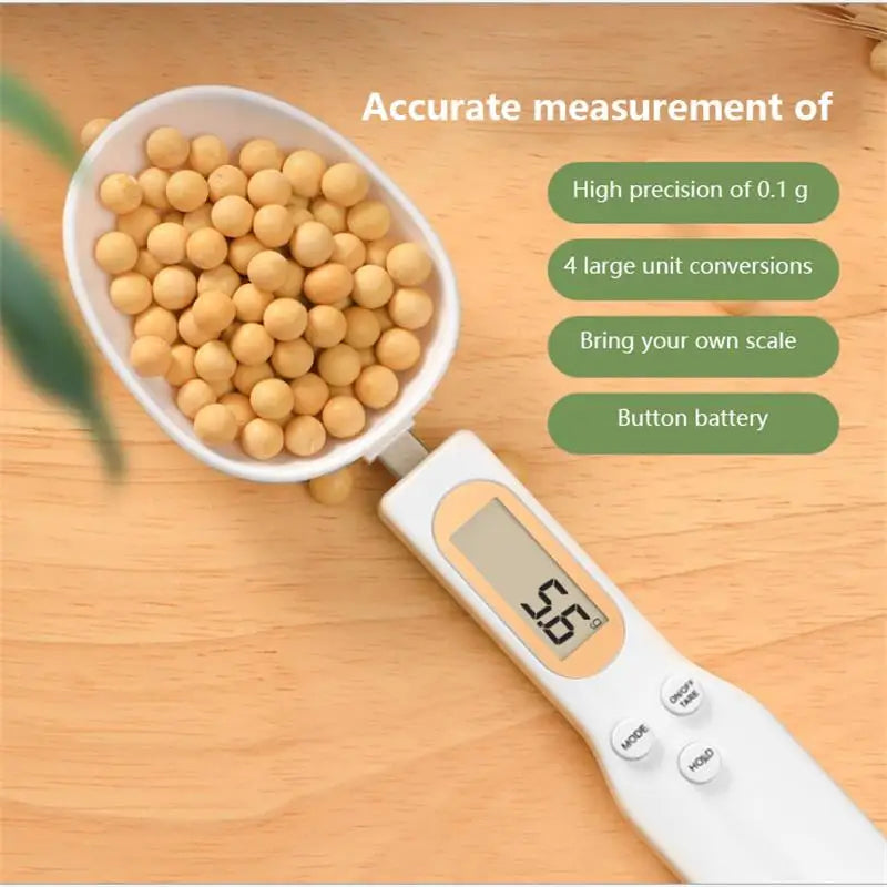 Balança de cozinha com balança digital LCD da Lebuy™ de 1 peça, balança eletrônica de medição de pó de café, balança de cozimento
